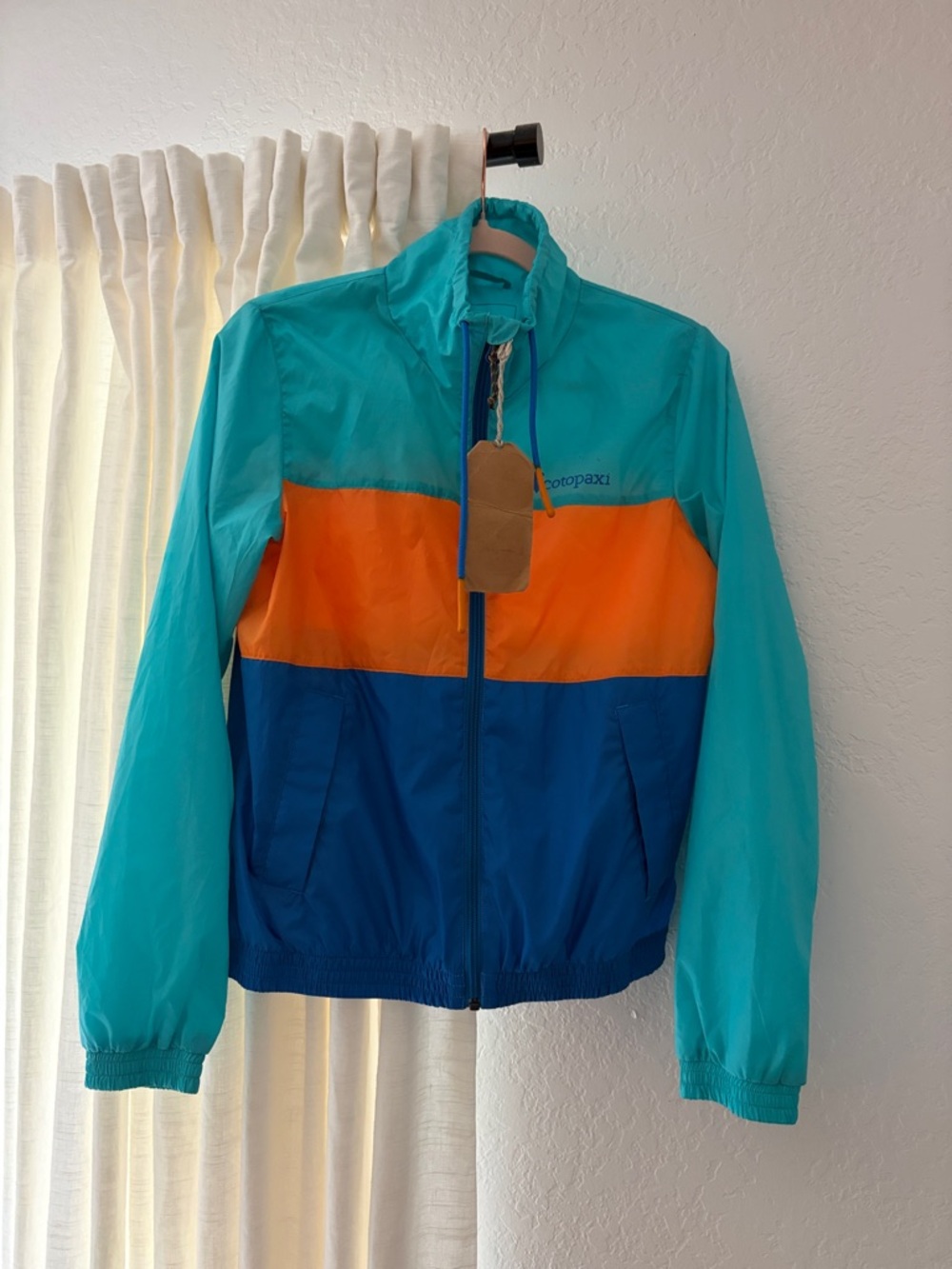Cotopaxi Teca Vista Fullzip Jacket Size Medium The Cap Lightweight Windbreaker